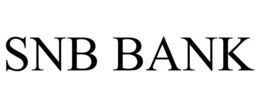 SNB BANK trademark