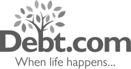 DEBT.COM WHEN LIFE HAPPENS... trademark