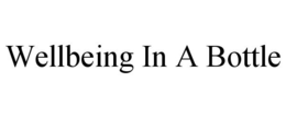 WELLBEING IN A BOTTLE trademark