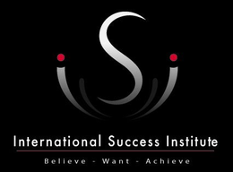 ISI INTERNATIONAL SUCCESS INSTITUTE BELIEVE - WANT - ACHIEVE trademark