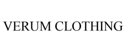 VERUM CLOTHING trademark