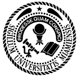 SIGILLUM UNIVERSITATIS MIAMIENSIS PRODESSE QUAM CONSPICI trademark