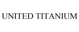 UNITED TITANIUM trademark
