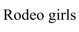 RODEO GIRLS trademark