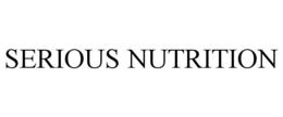 SERIOUS NUTRITION trademark