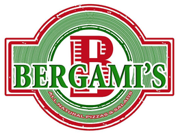 B BERGAMI'S ALL NATURAL PIZZAS & SALADS trademark