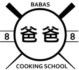 BABAS 8 8 COOKING SCHOOL trademark
