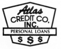 ATLAS CREDIT CO. INC. PERSONAL LOANS trademark