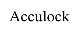 ACCULOCK trademark