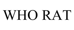 WHO RAT trademark