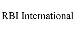 RBI INTERNATIONAL trademark