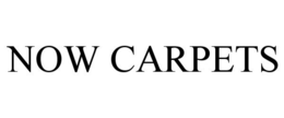NOW CARPETS trademark