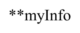 **MYINFO trademark
