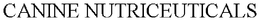 CANINE NUTRICEUTICALS trademark