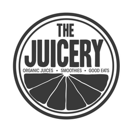 THE JUICERY ORGANIC JUICES · SMOOTHIES · GOOD EATS trademark