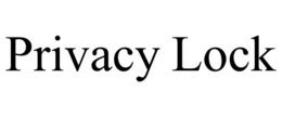 PRIVACY LOCK trademark