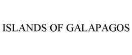 ISLANDS OF GALAPAGOS trademark