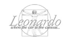 LEONARDO WHEN THE CAR IS THE CANVAS... trademark
