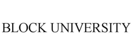 BLOCK UNIVERSITY trademark