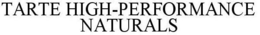 TARTE HIGH-PERFORMANCE NATURALS trademark