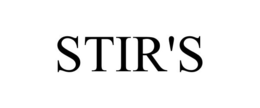 STIR'S trademark