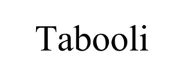 TABOOLI trademark