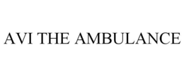 AVI THE AMBULANCE trademark