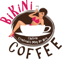 BIKINI COFFEE CAUTION: CONTENTS MAY BE HOT trademark
