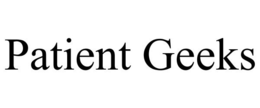 PATIENT GEEKS trademark