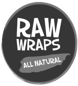 RAW WRAPS ALL NATURAL trademark