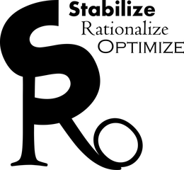 SRO SOLUTIONS STABILIZE RATIONALIZE OPTIMIZE trademark