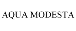 AQUA MODESTA trademark