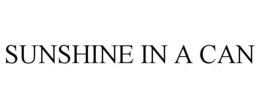 SUNSHINE IN A CAN trademark