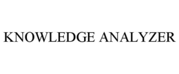 KNOWLEDGE ANALYZER trademark