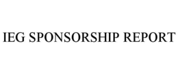 IEG SPONSORSHIP REPORT trademark