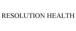 RESOLUTION HEALTH trademark