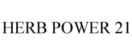 HERB POWER 21 trademark