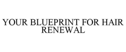 YOUR BLUEPRINT FOR HAIR RENEWAL trademark