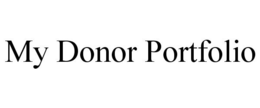 MY DONOR PORTFOLIO trademark