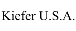 KIEFER U.S.A. trademark