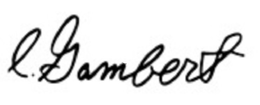 L. GAMBERT trademark