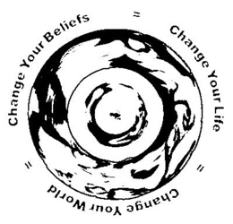 CHANGE YOUR BELIEFS = CHANGE YOUR LIFE = CHANGE YOUR WORLD = trademark