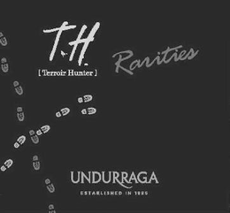 TH TERROIR HUNTER RARITIES - UNDURRAGA ESTABLISHED IN 1885 trademark