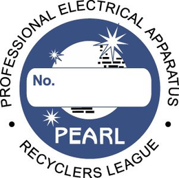 PEARL · PROFESSIONAL ELECTRICAL APPARATUS · RECYCLERS LEAGUE NO. trademark