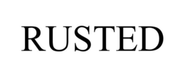 RUSTED trademark