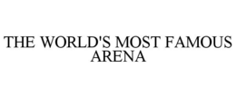 THE WORLD'S MOST FAMOUS ARENA trademark