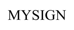 MYSIGN trademark