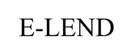 E-LEND trademark