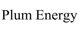 PLUM ENERGY trademark