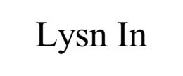 LYSN IN trademark